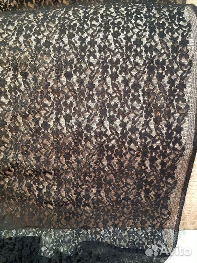 Гипюр СССР черный (весь)