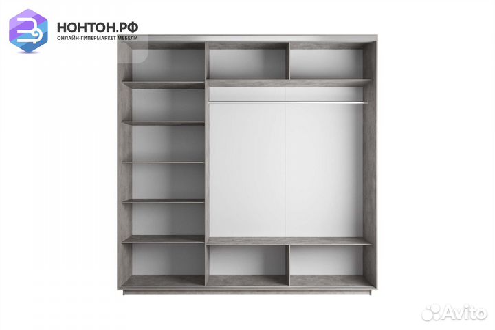 Шкаф-купе 3-х дверный Нонтон фото ночной Лондон