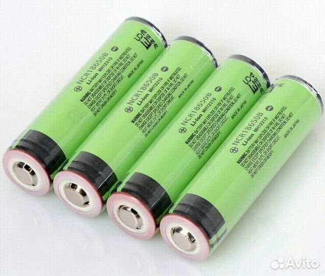 Аккумуляторы Panasonic 18650B 3000 mAh 33mO