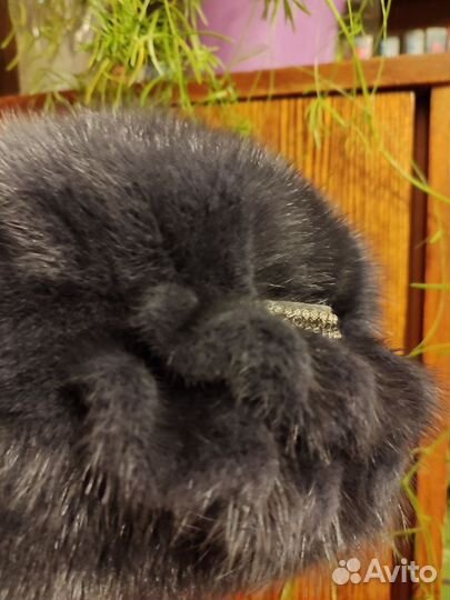 Шапка норковая женская