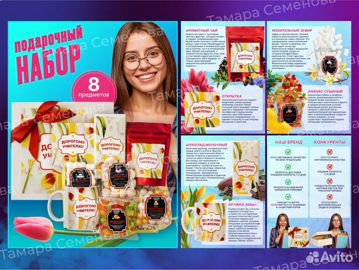 Инфографика, карточки товара для маркетплейсов