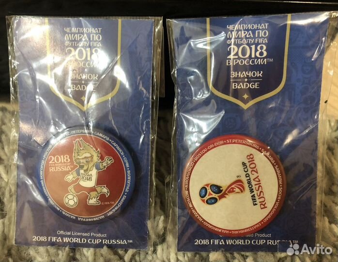 Значки забивака 2018 чемпионат мира по футболу