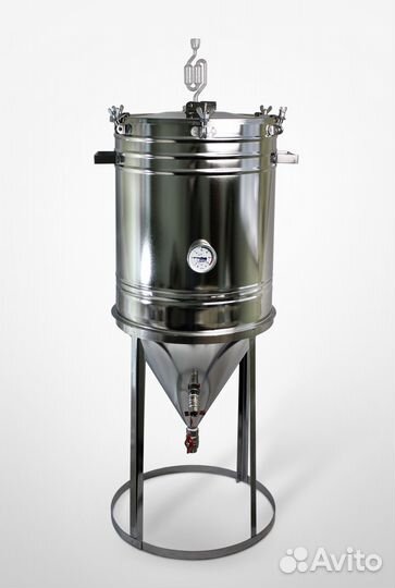 Цилиндроконический танк 60 л, Домашняя пивоварня