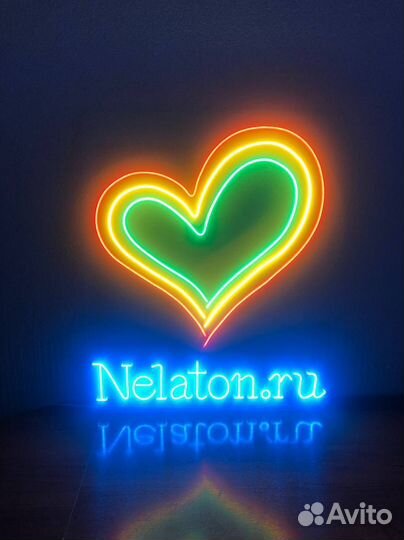 Неоновая вывеска от производителя
