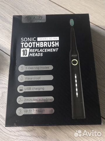 Электрическая зубная щетка новая