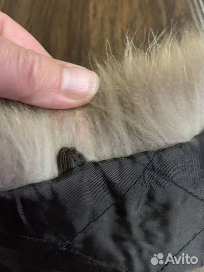 Меховой воротник шалька