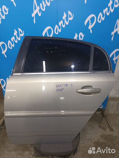 Опель Вектра C дверь задняя левая серебристая