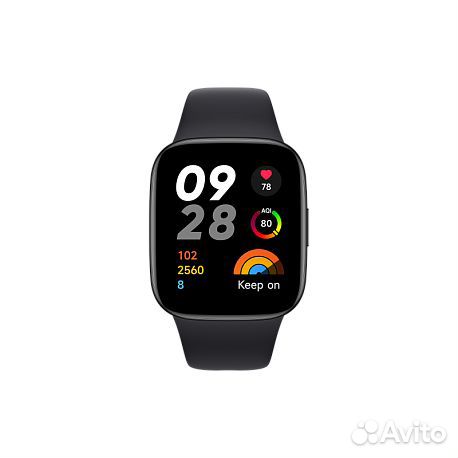 Умные часы Xiaomi Redmi Watch 3 Active, черные (G