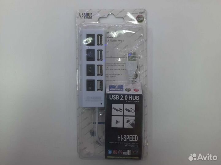 Usb 2 0 hub разветвитель на 4 гнезда