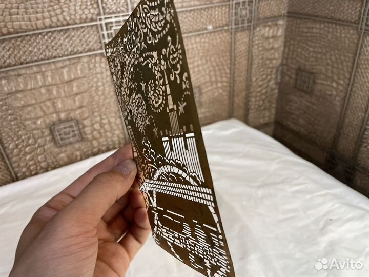 Металическая картина москва СССР