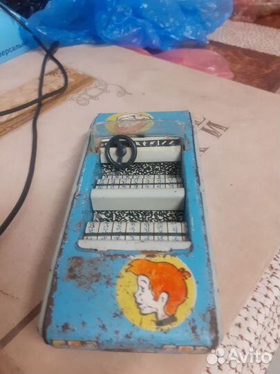 Детская машинка железная СССР