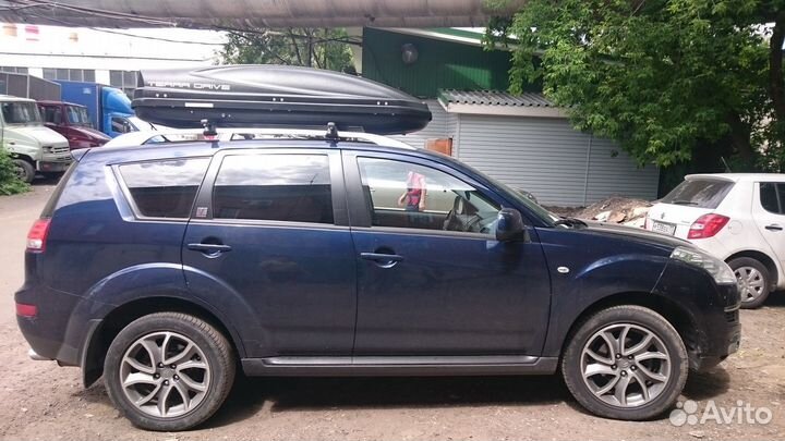 Бокс (багажник) крышу TerraDrive 480 черный