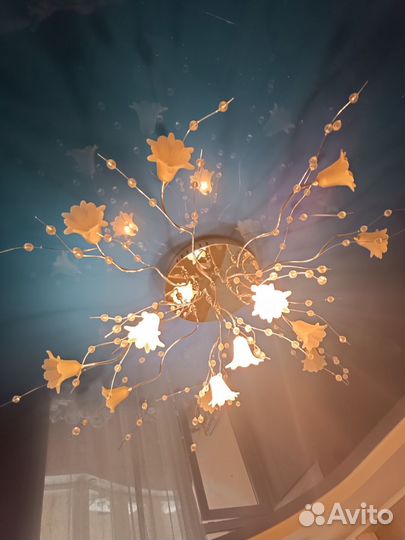 Люстра потолочная бу