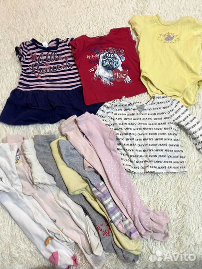 Вещи пакетом на девочку 74