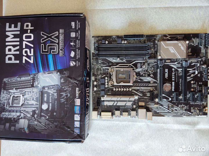 Материнская плата asus z270-p 1151