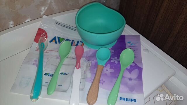 Силиконовая посуда для малышей