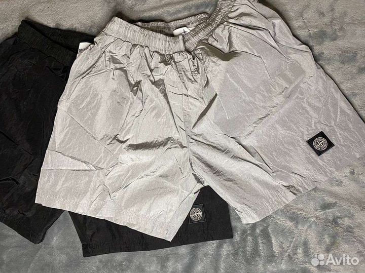 Шорты Stone island Nylon Metal and Black
