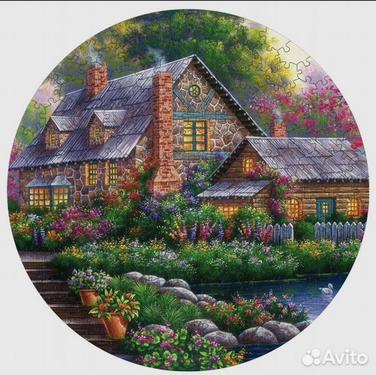 Пазл деревянный на стену