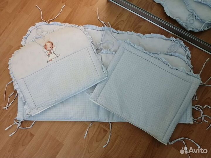 Бортики в детскую кроватку бу