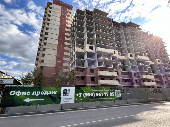 2-к. квартира, 62 м², 4/17 эт.