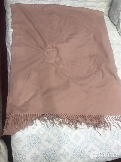 Шарф кашемир розовый италия