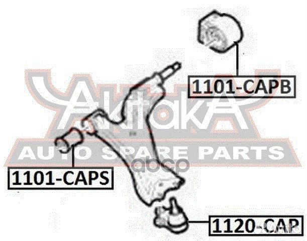 1101-capb asva сайлентблок задний переднего рыч