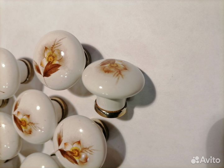 Мебельные ручки керамика