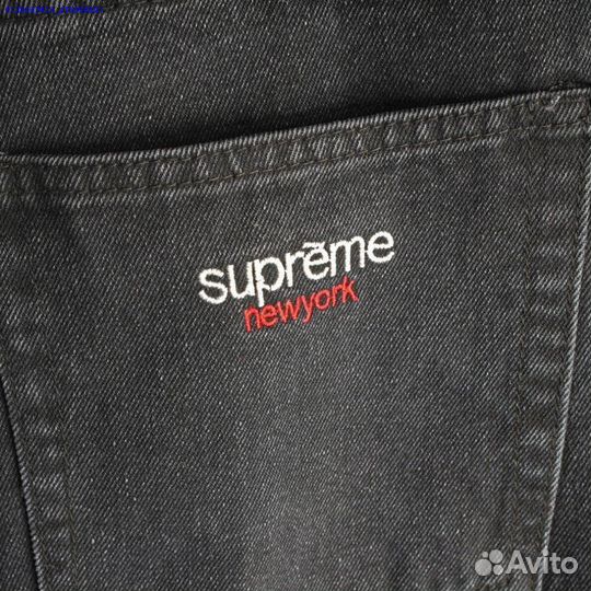 Джинсовые шорты Supreme (Арт.92220)