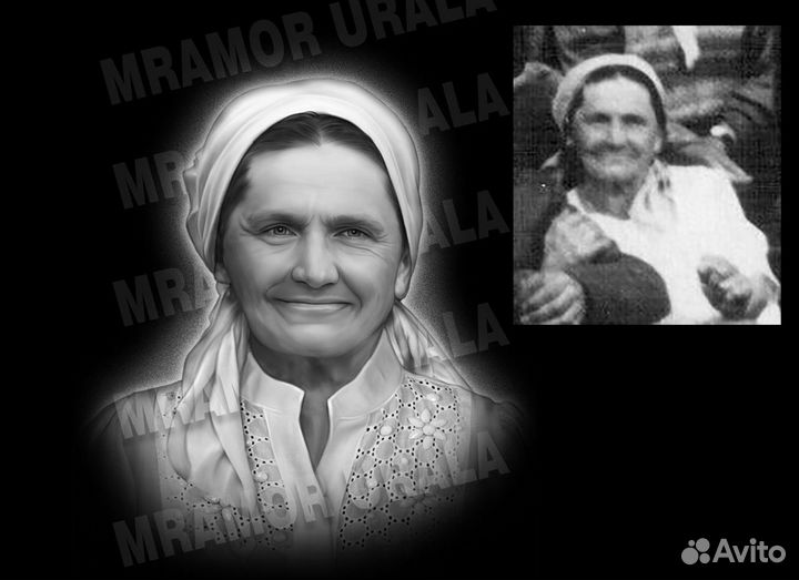 Фото на памятник, реставрация