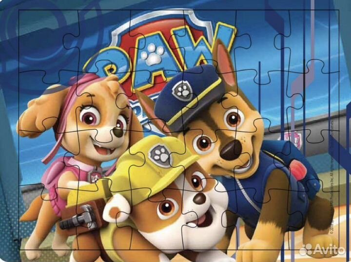 Щенячий патруль набор пазлы