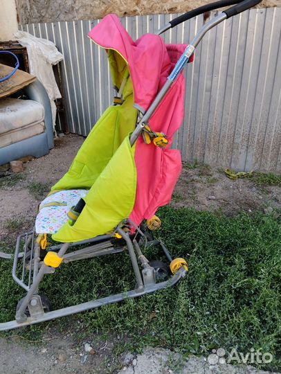 Детские санки коляска