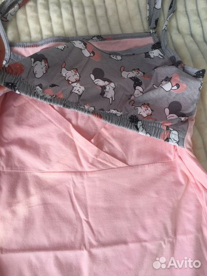 Комплект халат и сорочка в роддом