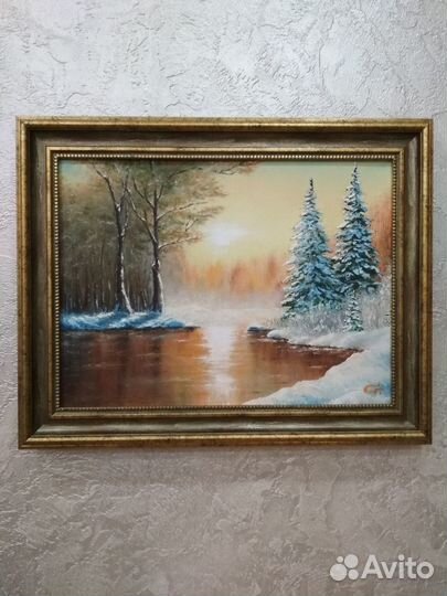 Картина маслом на холсте 