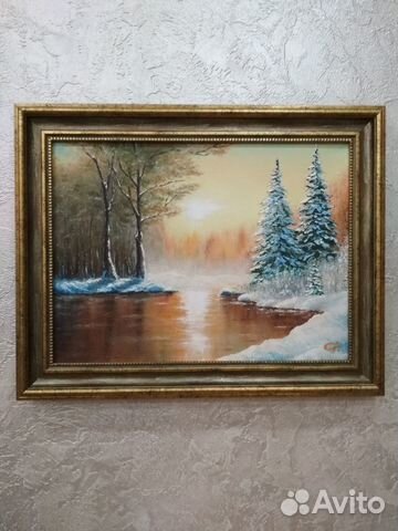 Картина маслом на холсте 