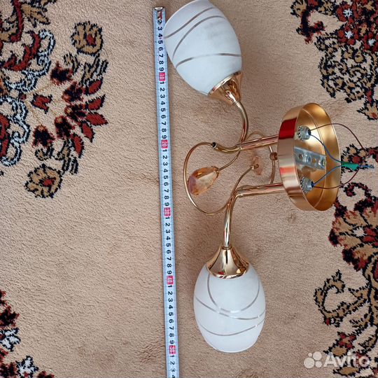 Люстра двухрожковая