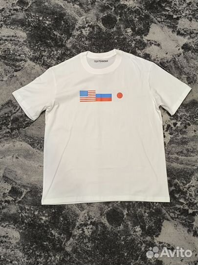 Футболка Гоша рубчинский флаги