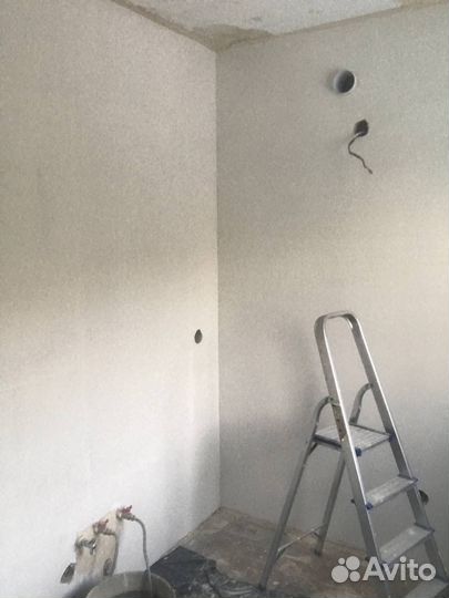 Штукатурка,шпатлевка стен