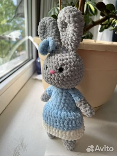Мягкая игрушка заяц ручная работа