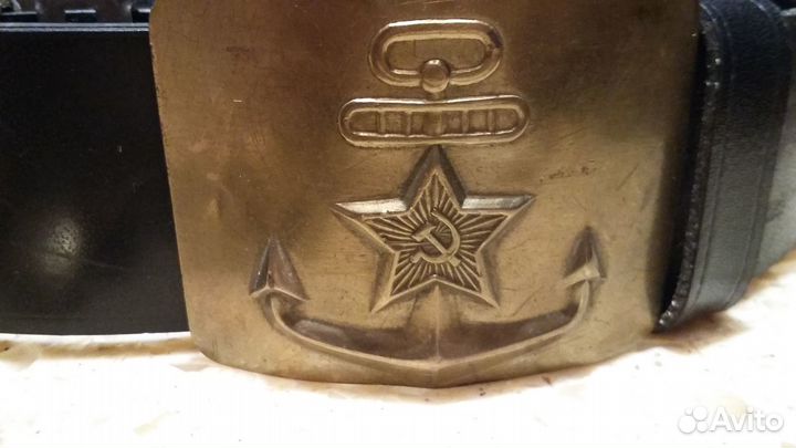 Ремень армейский морской, пуговицы армейские СССР