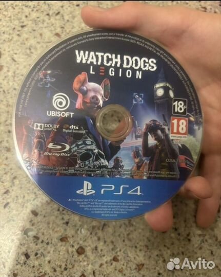 Игры на ps4 Watch dogs legion