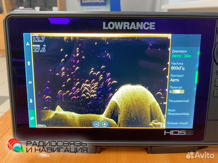 Эхолот-картплоттер Lowrance HDS 9 Live +лоция