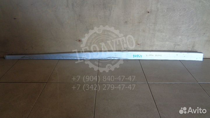 Молдинг порога Renault Duster 1