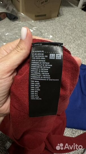 Свитер шерсть uniqlo