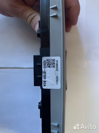 Плафон освещения с кнопкой глонас kia rio 4