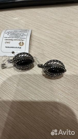 Серебряные серьги