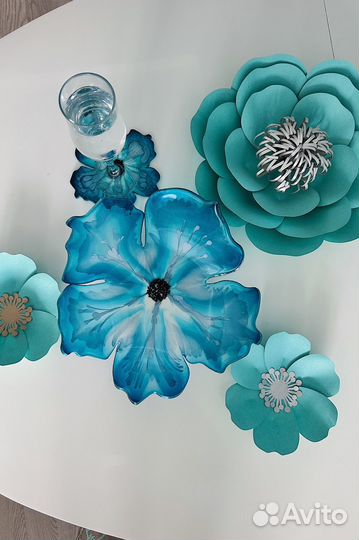 Ваза фруктовница конфетница большая ручная работа