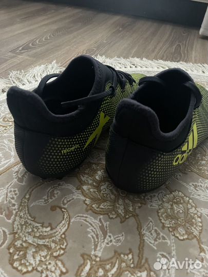 Футзалки Adidas techfit x 17.3 (бампы)