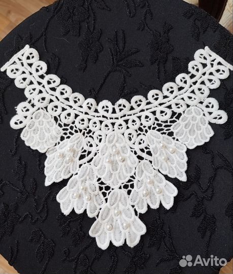 Съемный воротничок вышивка