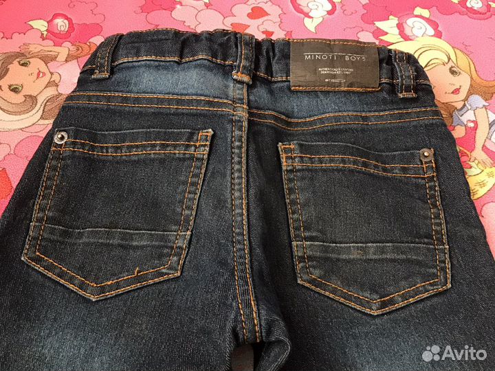 Рубашка и джинсы на мальчика 92-98