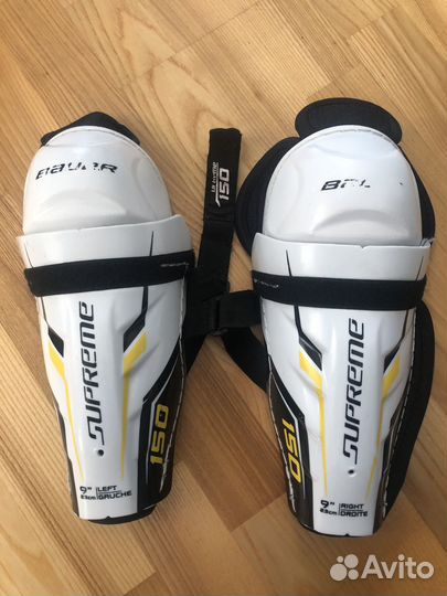 Щитки хоккейные Bauer Supreme 150 размер 9